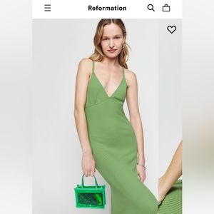 Reformation knit dress